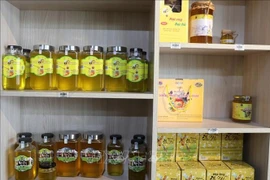 薄荷蜂蜜是河江省同文岩石高原的“一乡一品”产品。图自越通社
