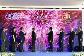 开幕式场景。图自越通社