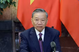 越共中央总书记苏林。图自越通社