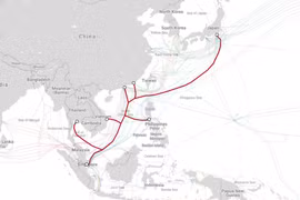 ADC是连接越南、中国、中国香港、泰国、菲律宾、新加坡和日本等7个国家和地区。图自vneconomy.vn