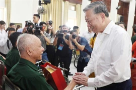 越共中央总书记苏林：优抚对象是国家的宝贵财富，是民族意志和毅力的象征。图自越通社