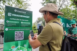 VinachemMart电子商务平台二维码。图自越通社