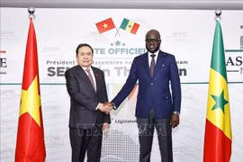 塞内加尔国民议会议长主持隆重仪式欢迎越南国会主席陈青敏一行访问