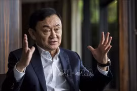 泰国前总理他信。图自AFP/越通社