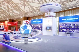 越通社在国家成就展的展位。图自越通社
