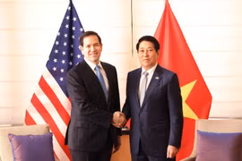 国家主席梁强会见美国国务卿马可·鲁比奥