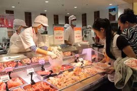 越南财政部统计局于6月6日上午公布，2025年5月居民消费价格指数（CPI）环比上涨0.16%。图自越通社