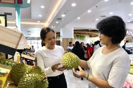 越南商品展示空间。图自越通社