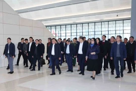 中央书记处常务书记陈锦秀检查越共十四大筹备工作