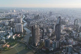 胡志明市一角。图自越通社