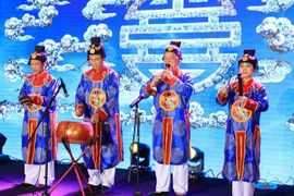 顺化宫廷雅乐亮相瑞士日内瓦。图自越通社