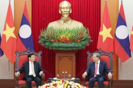 河内公约：越共中央总书记苏林会见古特雷斯和老挝总书记、国家主席通伦·西苏里
