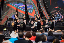 2026年春季博览会的艺术活动。图自越通社