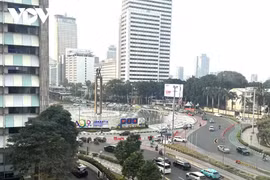 印度尼西亚雅加达的一角。图自《越南之声》