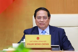 政府总理范明政主持召开了2025年6宇哥分立法工作专题会议。图自越通社