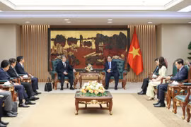 范明政会见JBIC董事长 呼吁加强对越南绿色转型支持