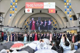 越南文化节在日本盛大开幕。图自越通社