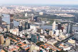 胡志明市越南国际金融中心。图自越通社