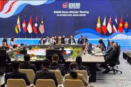附图：东盟高官会现场。图自越通社