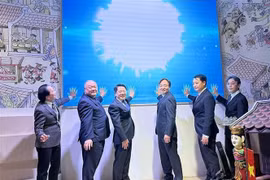 2025年越南国家品牌周开幕式。图自越通社