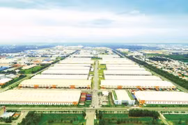 位于平阳省的越南-新加坡工业区一角。图自nhandan.vn