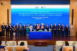 FPT和Tokushukai宣布在医疗健康领域的数字化转型方面展开合作。图自Vietnam+