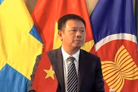 越南驻瑞典大使陈文俊。图自越通社