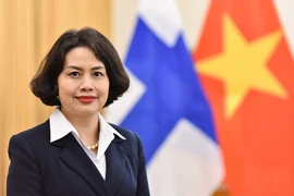 越南驻芬兰大使范氏清平。图自越通社
