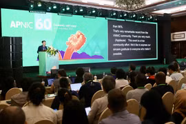 会议场景。图自越通社