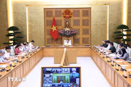 国家打击非法、不报告和不受管制（IUU）捕捞指导委员会第19次会议。图自越通社