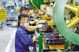 汇丰银行在近日发布的报告中，将越南2024年经济增长预测从之前的6.5%上调至7%。图自越通社