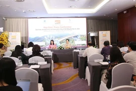 第三届岘港亚洲电影节新闻发布会。图自越通社