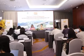 第三届岘港亚洲电影节新闻发布会。图自越通社