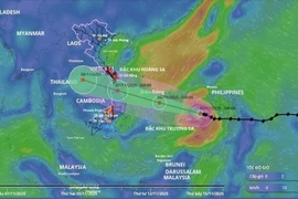 受“海鸥”台风影响：顺化至得乐沿海地区需防范海水上升。图自越通社
