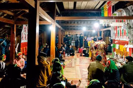瑶族过僧礼：河江省瑶族神圣的成人仪式。图自越南之声