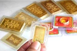 11月26日上午越南国内金条卖出价挂牌在1.503亿越盾。图自互联网