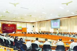 缅甸联邦选举委员会会议。图自Myawaddy