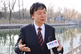 北京外国语大学东南亚研究中心主任米良教授。图自越通社
