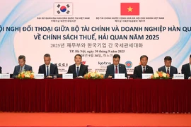 2025年韩国企业税务与海关政策对话会在河内举行。图自Vietnam+