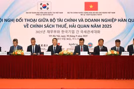 2025年韩国企业税务与海关政策对话会在河内举行。图自Vietnam+