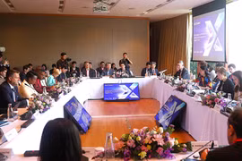 会议全景。图自越通社