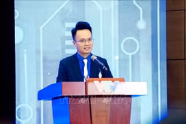 越南电视台团委书记阮怀担。图自越通社