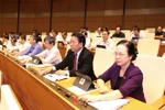 越南第十四届国会第八次会议：表决通过一项决议 讨论两部法案