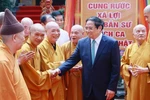 佛历2566年佛诞大典：范明政总理向越南佛教协会致以美好节日祝福