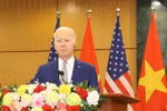 美国总统乔·拜登在与越共中央总书记阮富仲会谈后举行联合记者会上的讲话 （译本）