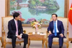 越南政府副总理陈红河会见日本三井石油勘探开发公司领导人