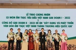 越南着力将饮食文化打造成国家品牌