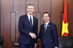 越南国家主席武文赏会见美国加利福尼亚州州长加文·纽森