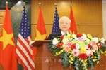 越共中央总书记阮富仲在与美国总统小约瑟夫·罗宾内特·拜登会谈后举行联合记者会上的讲话（译本）