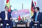 第42届东盟峰会：范明政总理会见文莱苏丹哈吉·哈桑纳尔·博尔基亚